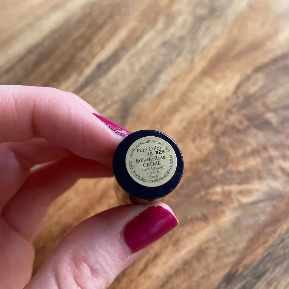 Estee Lauder Lipstick Pure Color 18 Bois de Rose Long Lasting Rouge NEW